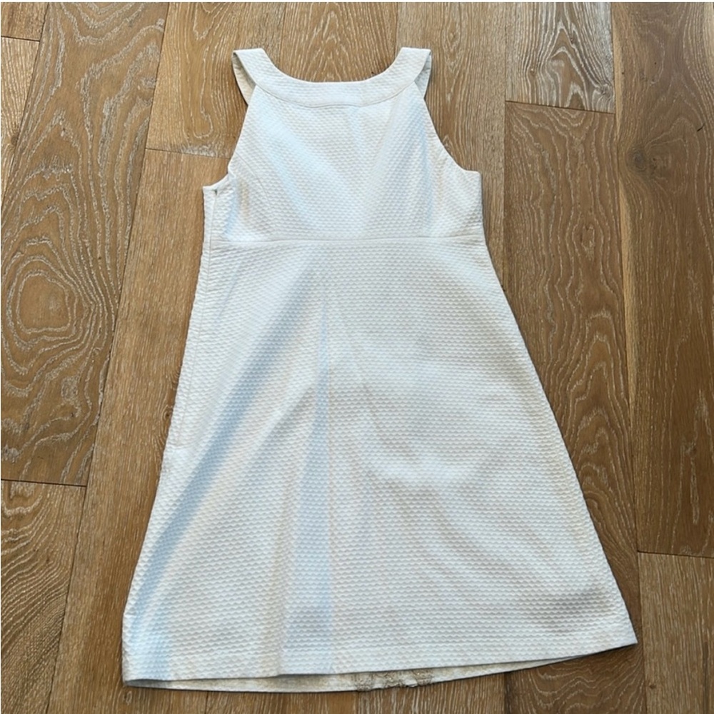Lilly Pulitzer White and Gold Shift Dress - Picture 4 of 4